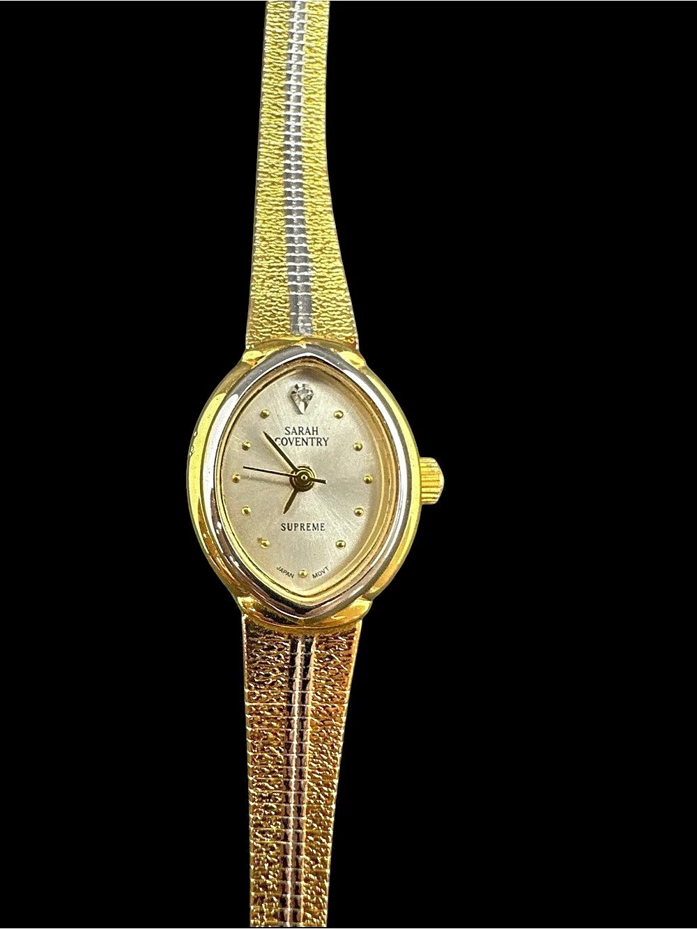 Sarah Coventry Supreme Gold & Silver Tone Watch